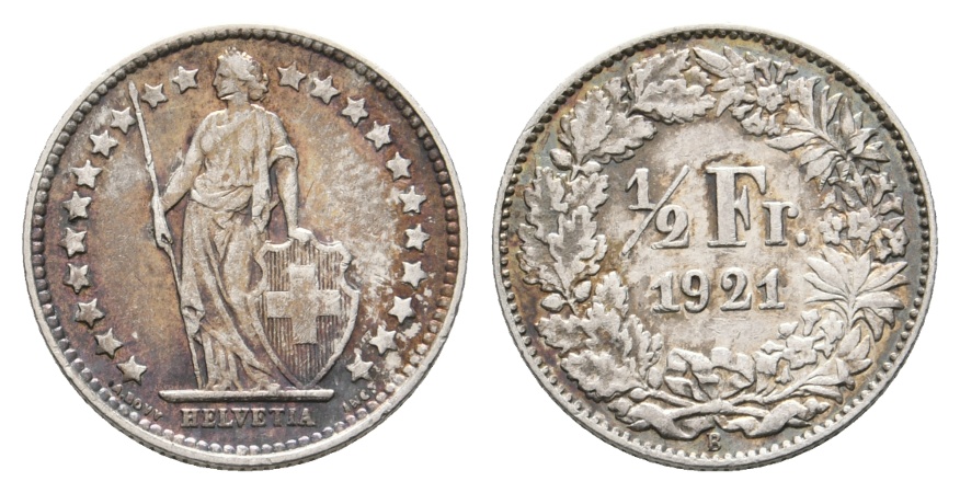  Schweiz, Kleinmünze 1921   