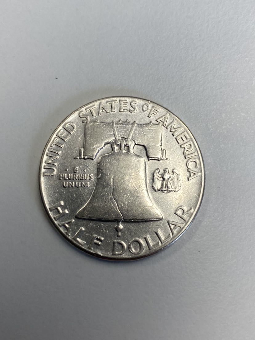  gujo68 - USA 1/2 Dollar Franklin 1949, Silber   