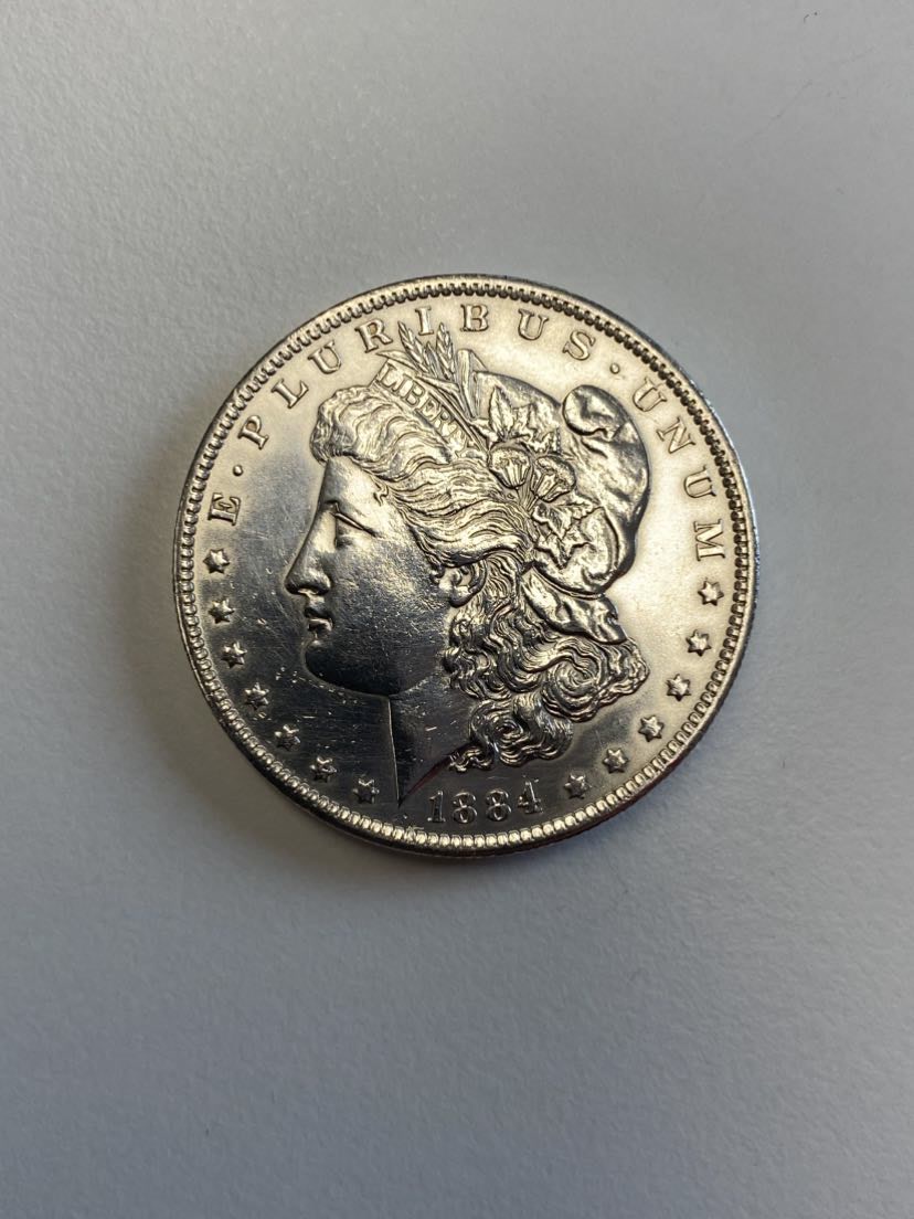  gujo68 - USA 1 Dollar Morgan 1884 O, Silber   