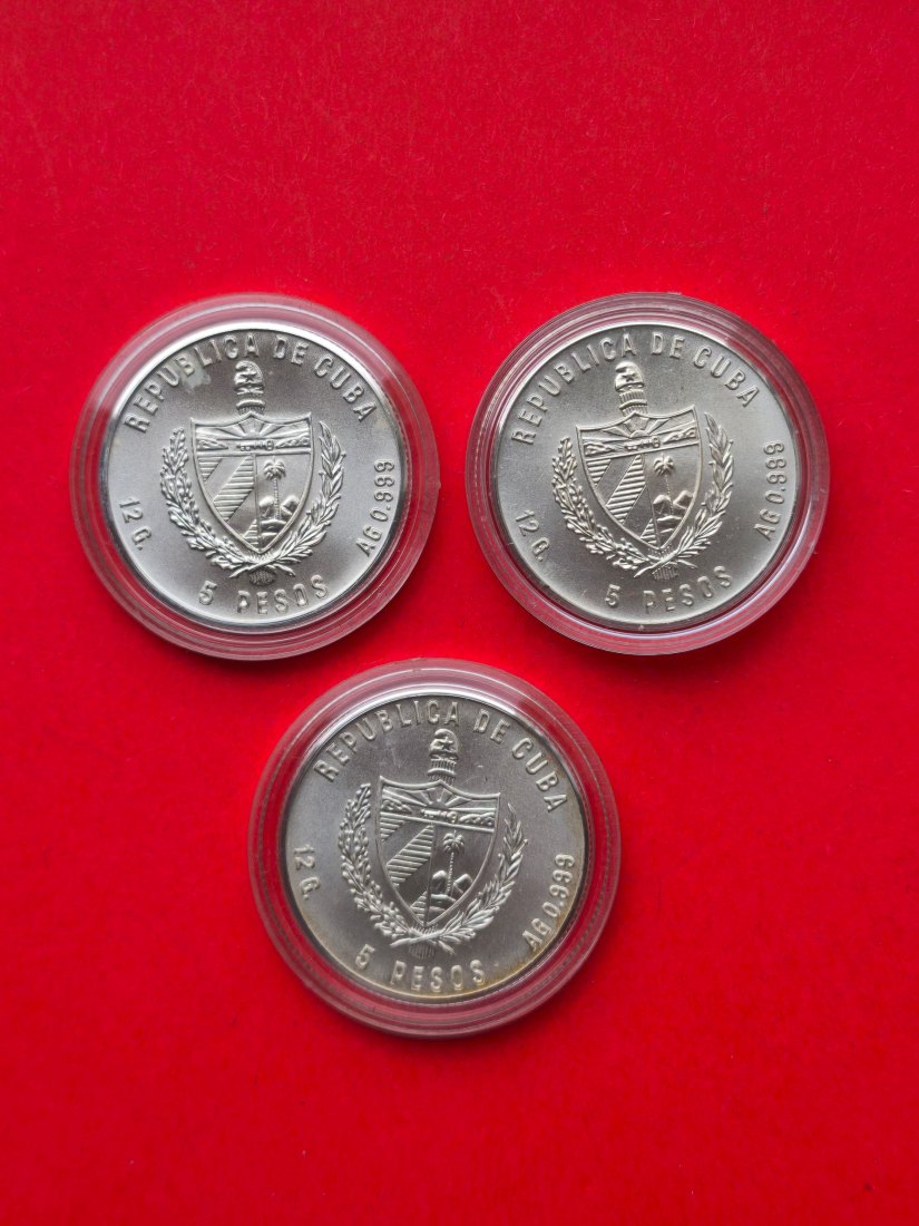  Karibik - 36g .999 Silbermünzen   