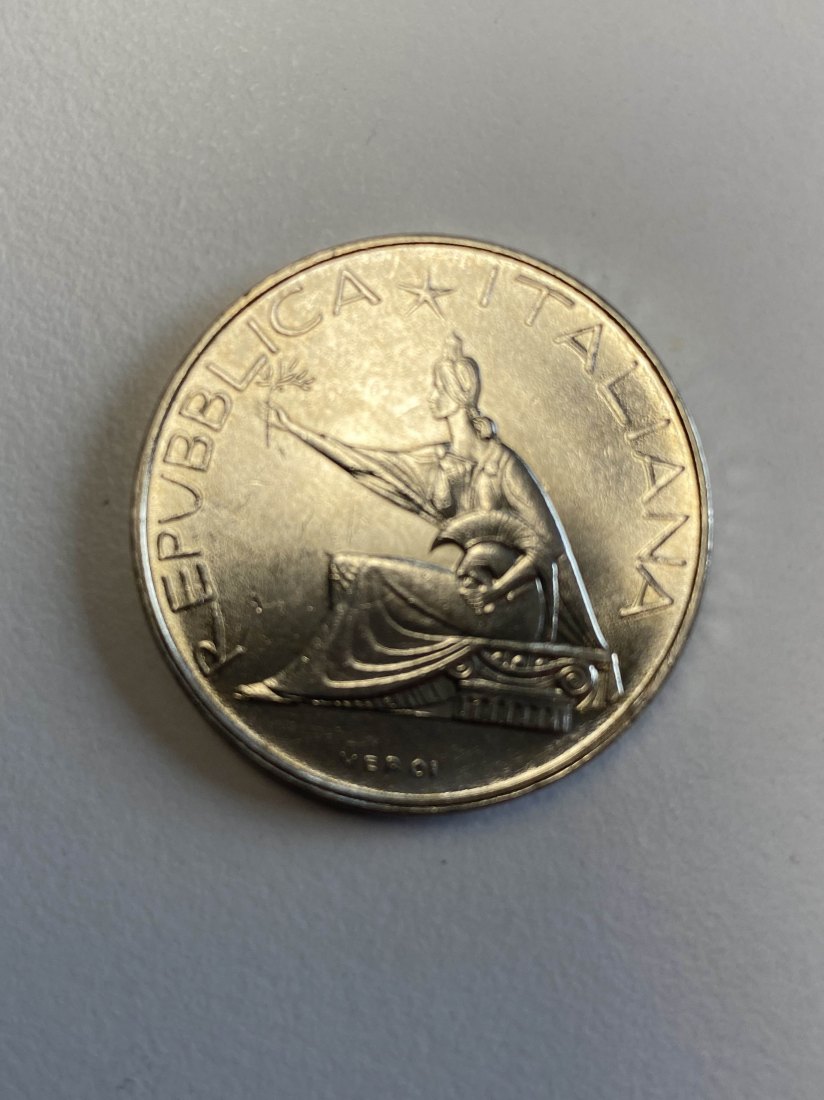  gujo68 - Italien 500 Lire Quadriga 1961, Silber   