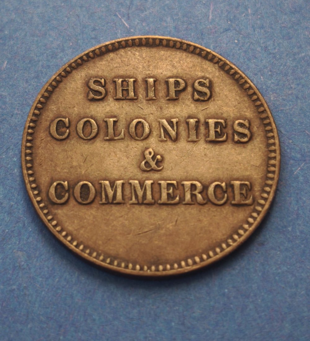  Kanadische Provinzen ½ Penny 1835 - Schiffe, Kolonien und Handel   