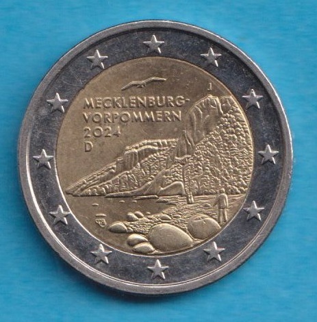  Deutschland 2 Euro 2024 Mecklenburg Vorpommern J   