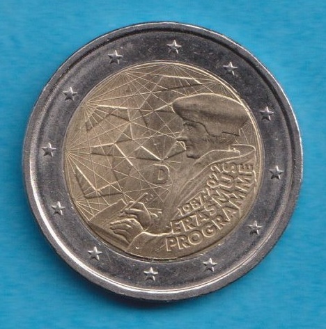  Deutschland 2 Euro 2022 Erasmus J   