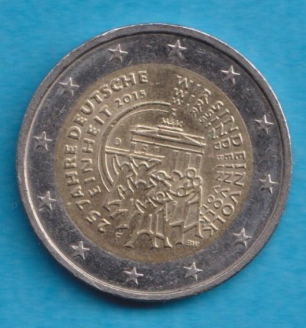  Deutschland 2 Euro 2015 25 Jahre Deutsche Einheit F   