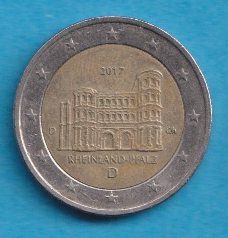  Deutschland 2 Euro 2017 Rheinland Pfalz D   