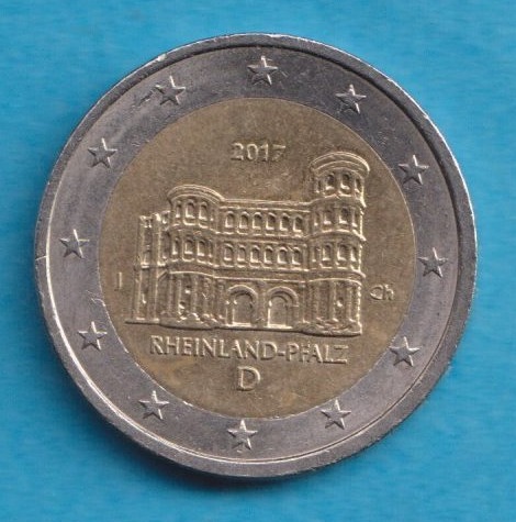  Deutschland 2 Euro 2017 Rheinland Pfalz J   