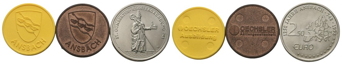  Bayern, div. Marken (3 Stück); Menzel -   