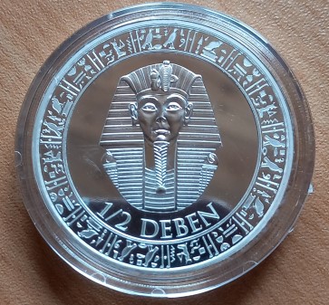  Round ½ Deben 2023  7 Wonders of the World Great Pyramid of Giza  1 Oz Silber 31,1 gr   