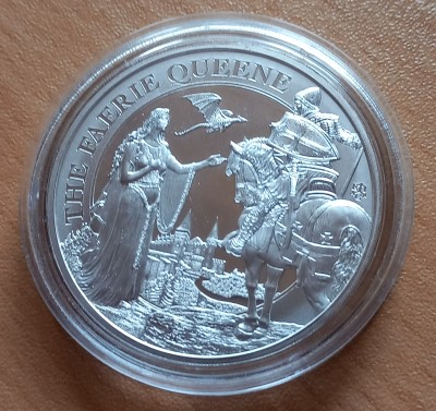  St. Helena 1 Pfund  2023 The Faerie Queene Una and Redcrosse   1 Oz Silber 31,1 gr   