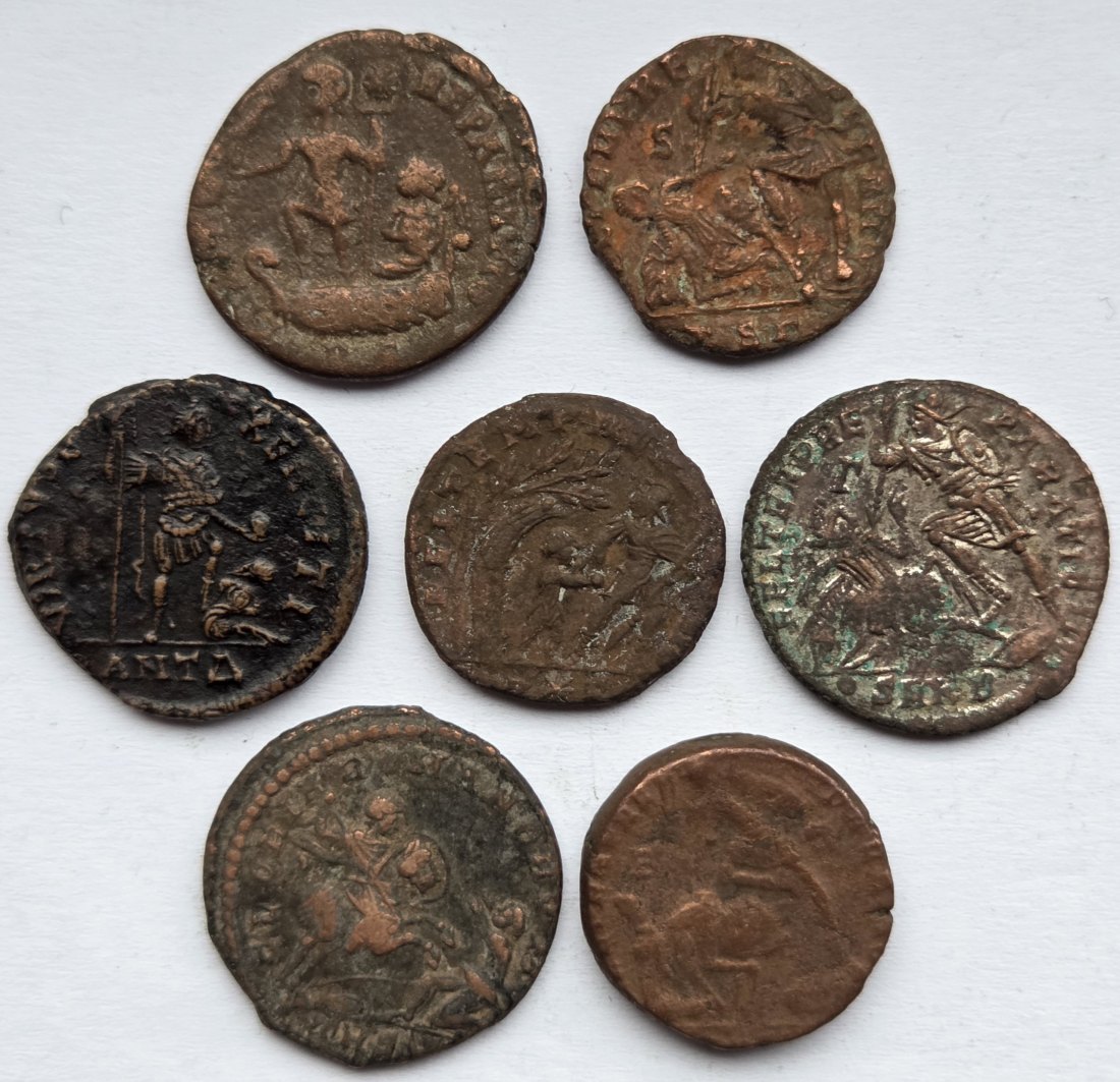  Römer: 7 unbestimmte Nummi   