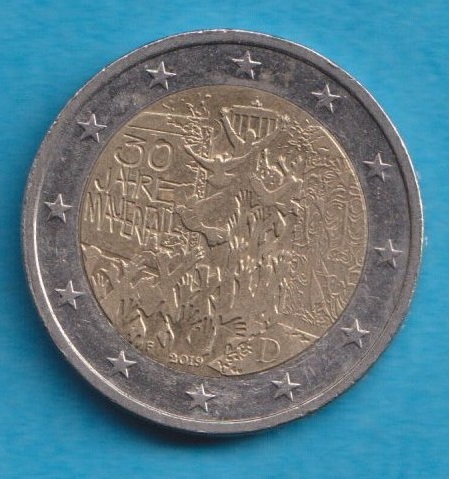  Deutschland 2 Euro 2019 30 Jahre Mauerfall F   