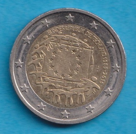  Deutschland 2 Euro 2015 Europaflagge J   