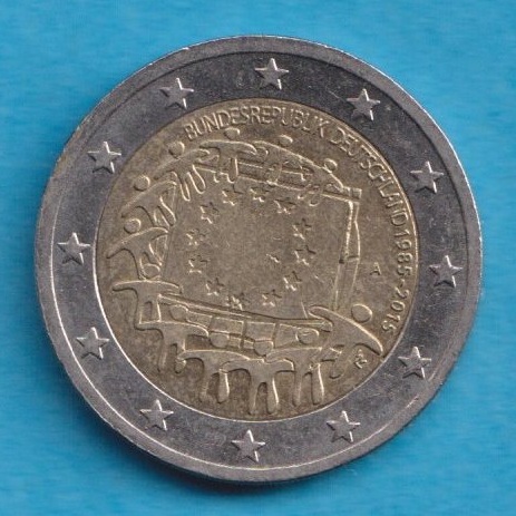  Deutschland 2 Euro 2015 Europaflagge A   