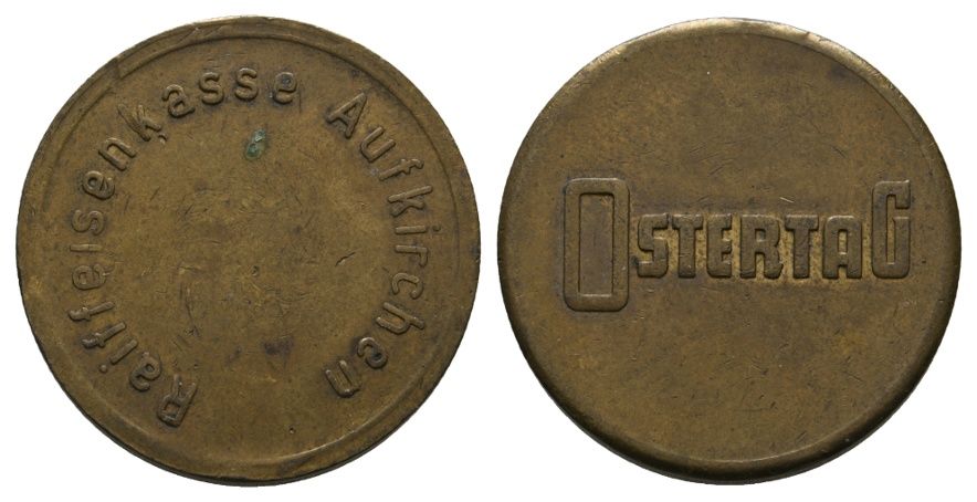  Bayern, Aufkirchen Raiffeisenkasse, Ostertag; Menzel -   