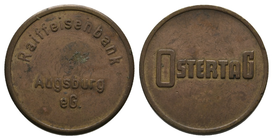  Bayern, Augsburg eG. Raiffeisenbank, Ostertag; Menzel -   