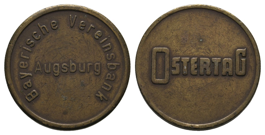  Bayern, Augsburg Bayerische Vereinsbank, Ostertag; Menzel -   