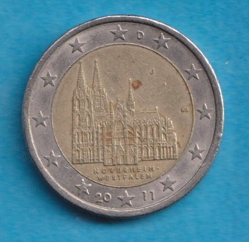 Deutschland 2 Euro 2011 Nordrhein Westfalen J