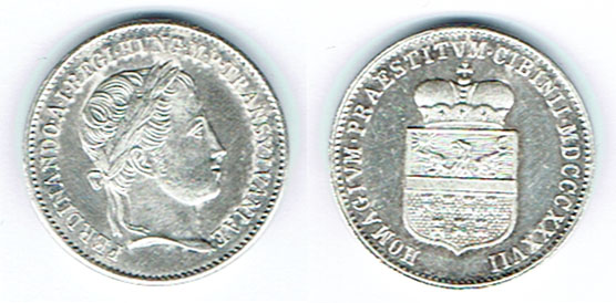  SZAIVERT KAISERREICH ÖSTERREICH FERDINAND I.HULDIGUNG SIEBENBÜRGEN JETON AR   