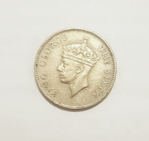  Mauritius Quarter Rupee 1950   