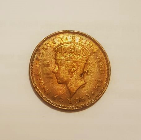  Mauritius 5 cents 1945 George VI   