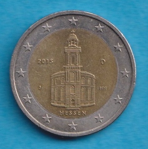  Deutschland 2 Euro 2015 Hessen J   