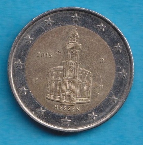  Deutschland 2 Euro 2015 Hessen F   