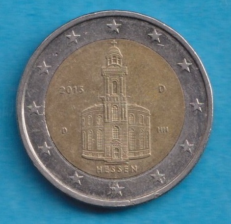  Deutschland 2 Euro 2015 Hessen D   