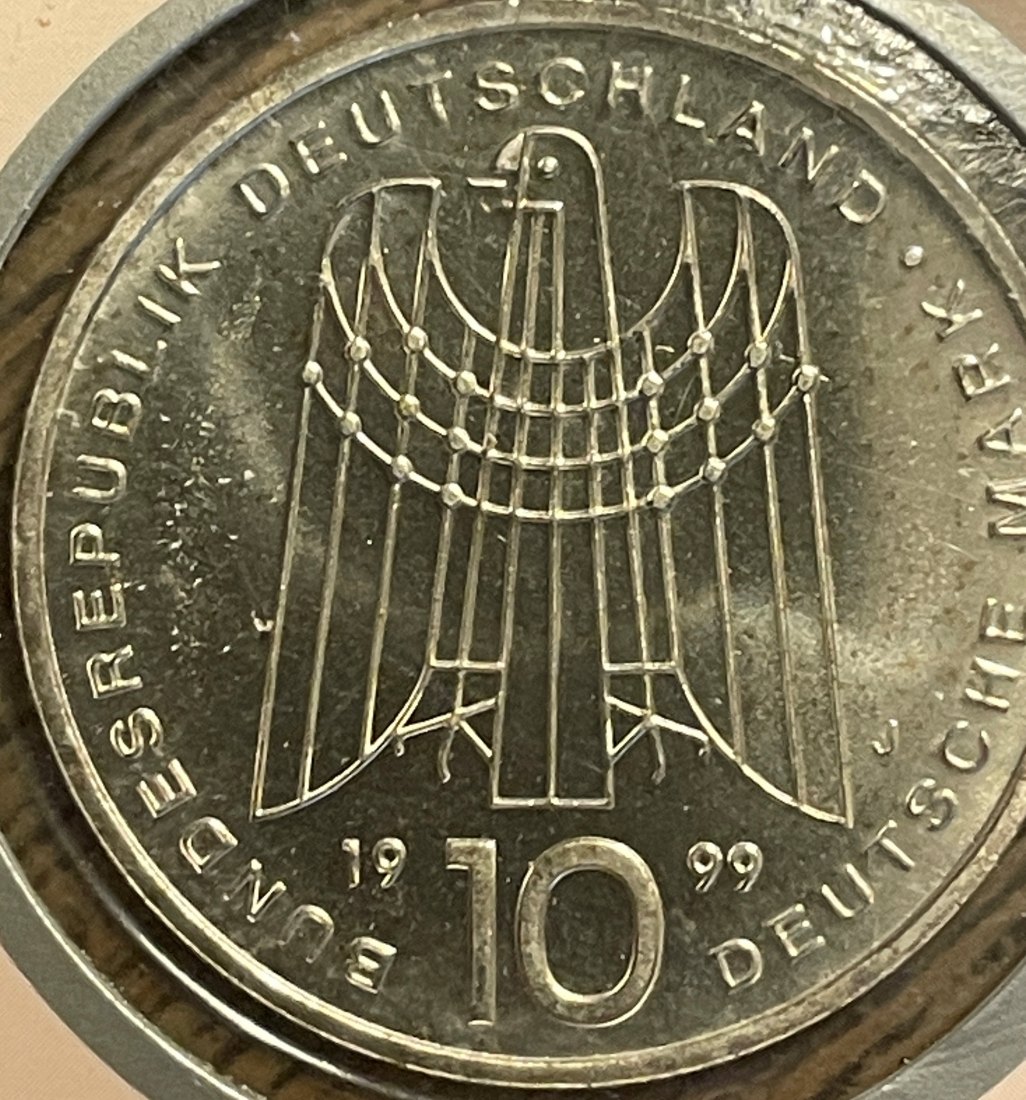  Deutschland 10 DM silber 925 SOS Kinderdörfer 1999   