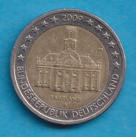  Deutschland 2 Euro 2009 Saarland A   