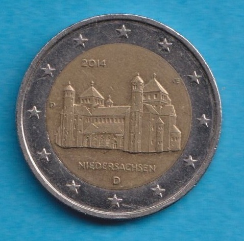  Deutschland 2 Euro 2014 Niedersachsen D   