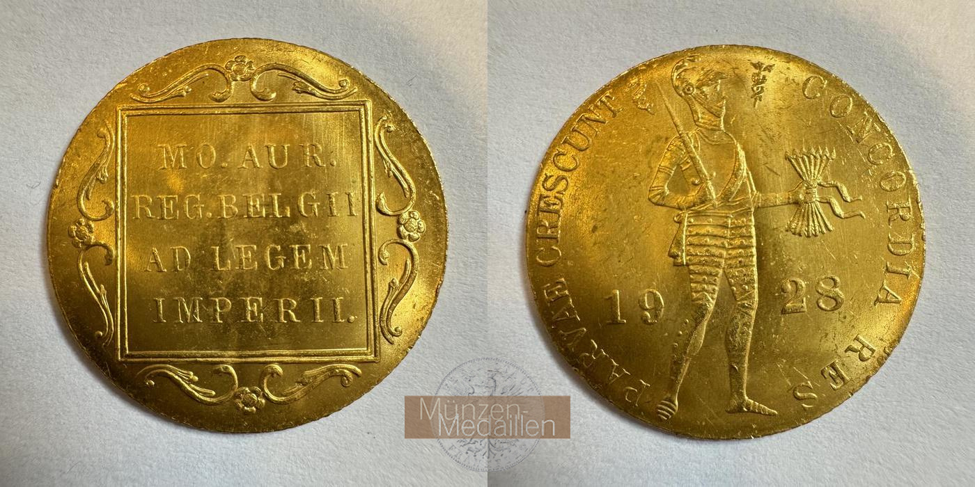  Niederlande Ducat Wilhelmina (Trade Coinage) 1927 (1894-1937) MM-Frankfurt KM#83.1a Feingold: 3,44g   