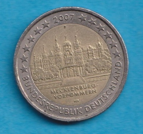  Deutschland 2 Euro 2007 Mecklenburg Vorpommern D   