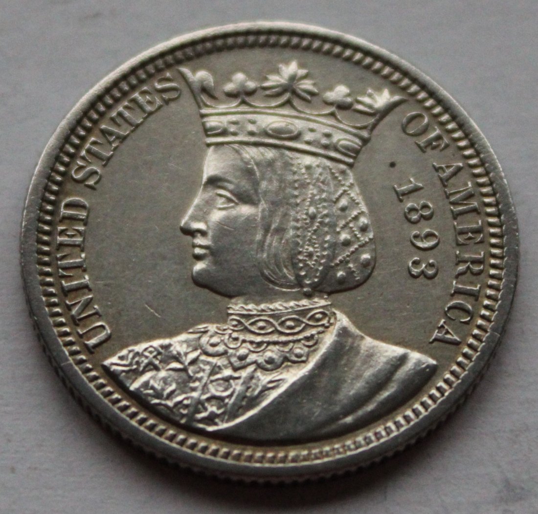 USA Isabella Quarter 1893