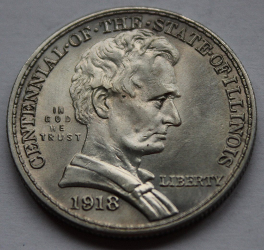  USA Half Dollar 1918 Illinois   