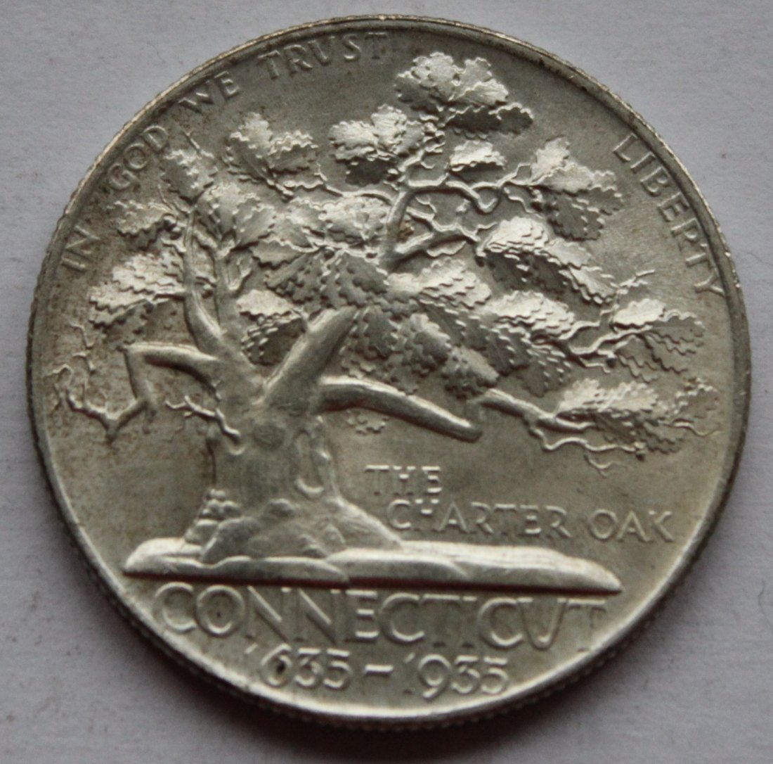  USA Half Dollar 1935 Connecticut   