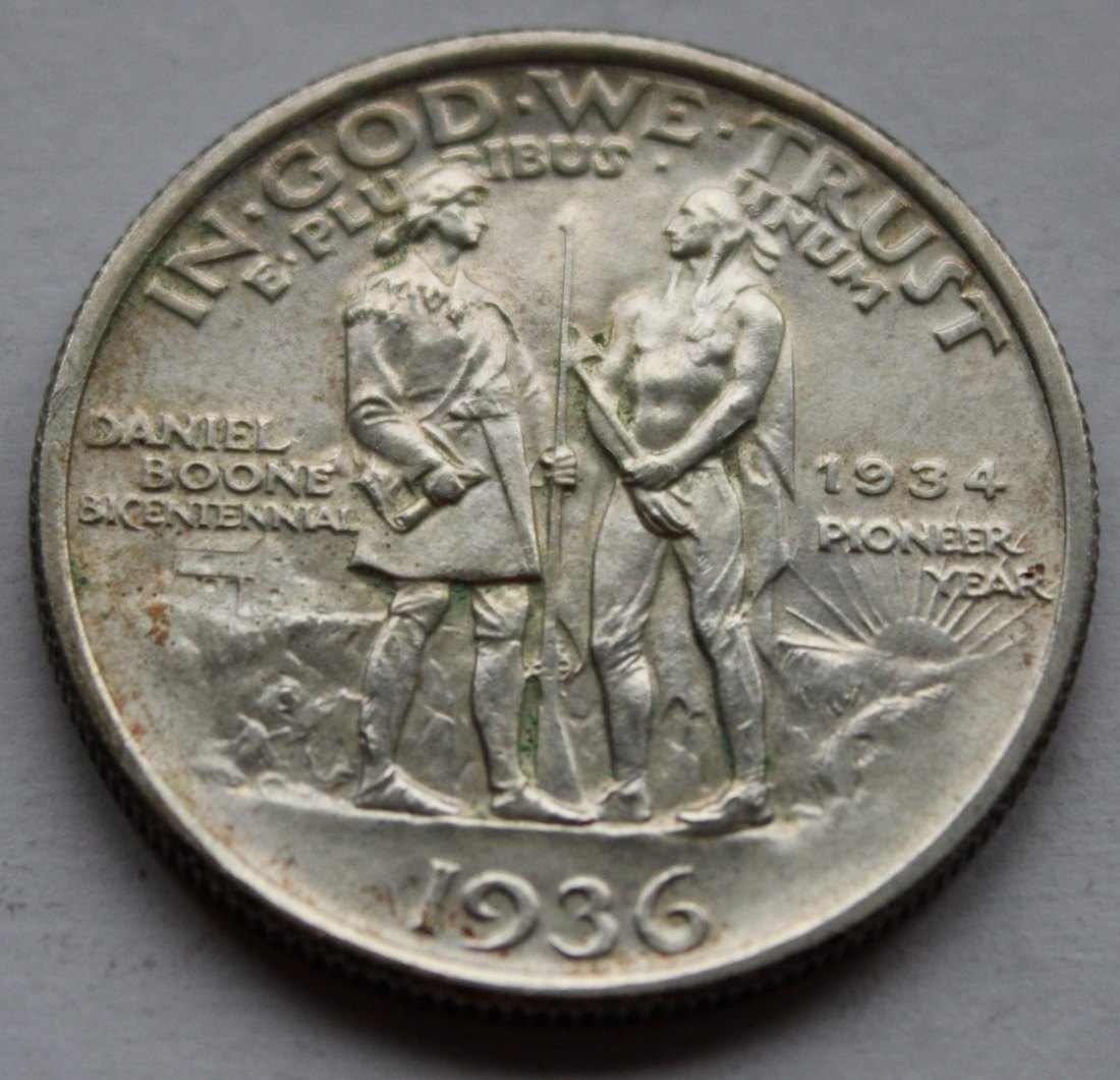  USA Half Dollar 1936 Daniel Boone   