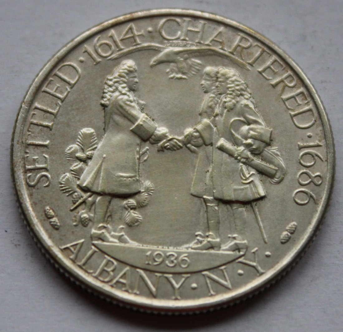  USA Hal Dollar 1936 Albany   