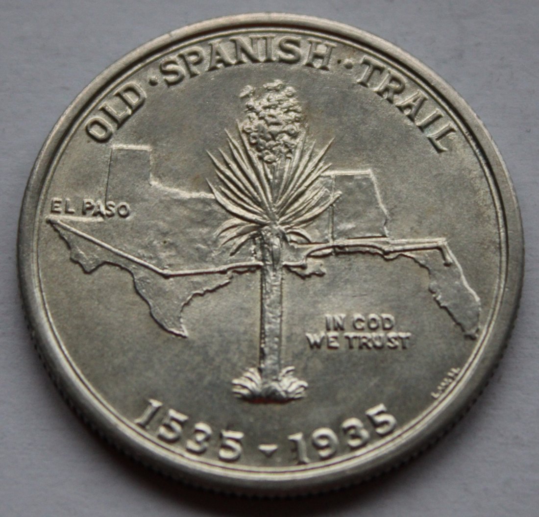  USA Half Dollar 1935 Spanish Trail   