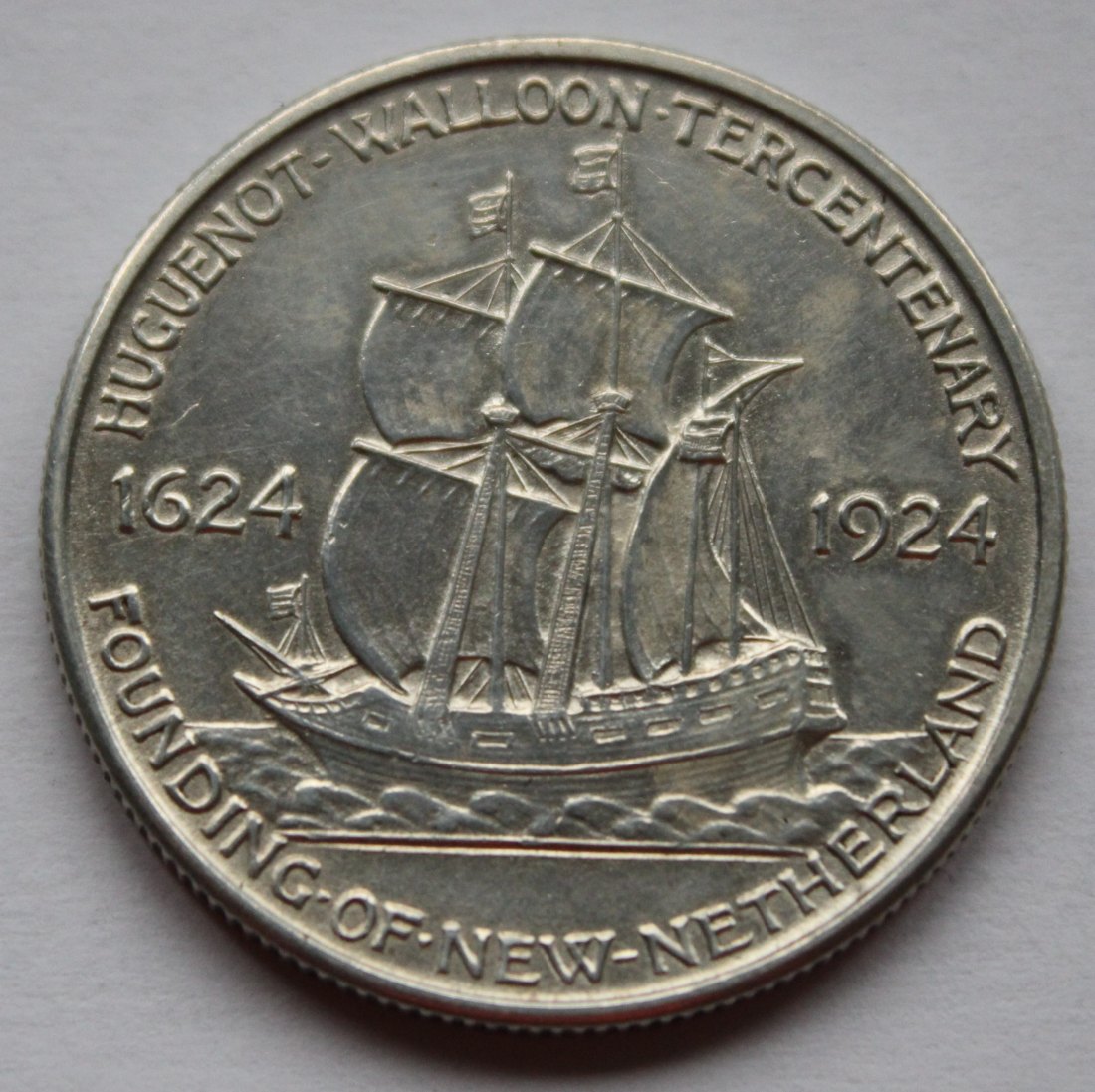 USA Half Dollar 1924 Huguenot-Walloon