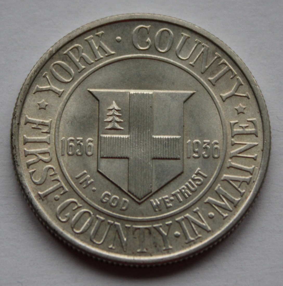  USA Half Dollar 1936 York County   