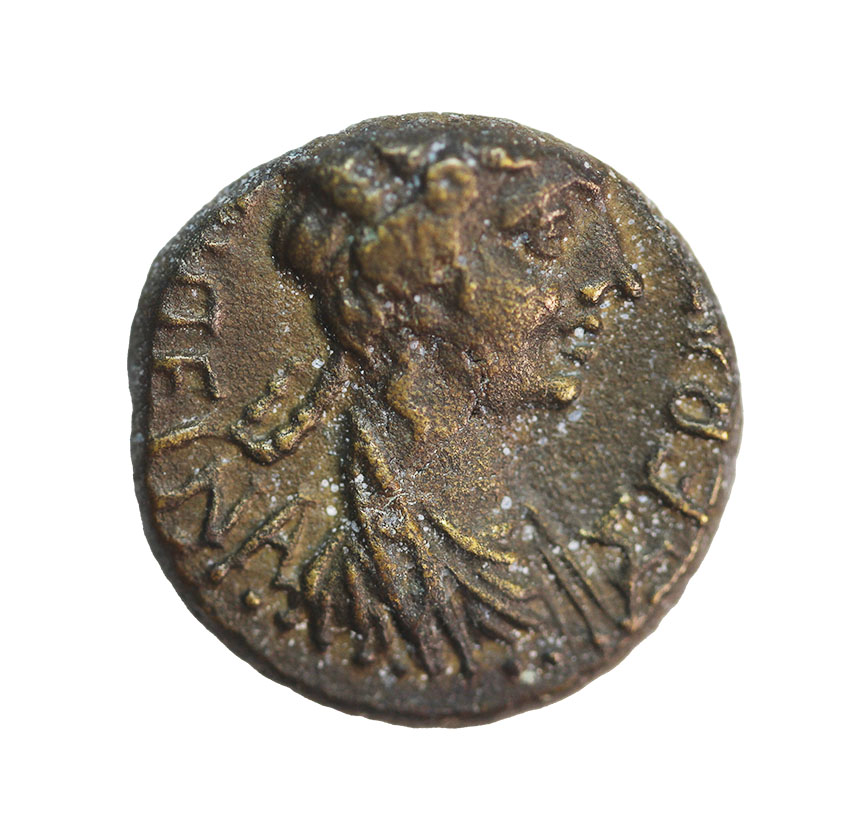  Agrippina II. 55 AD,Phrygia ,AE 13 mm ,2,49 g., RARE   