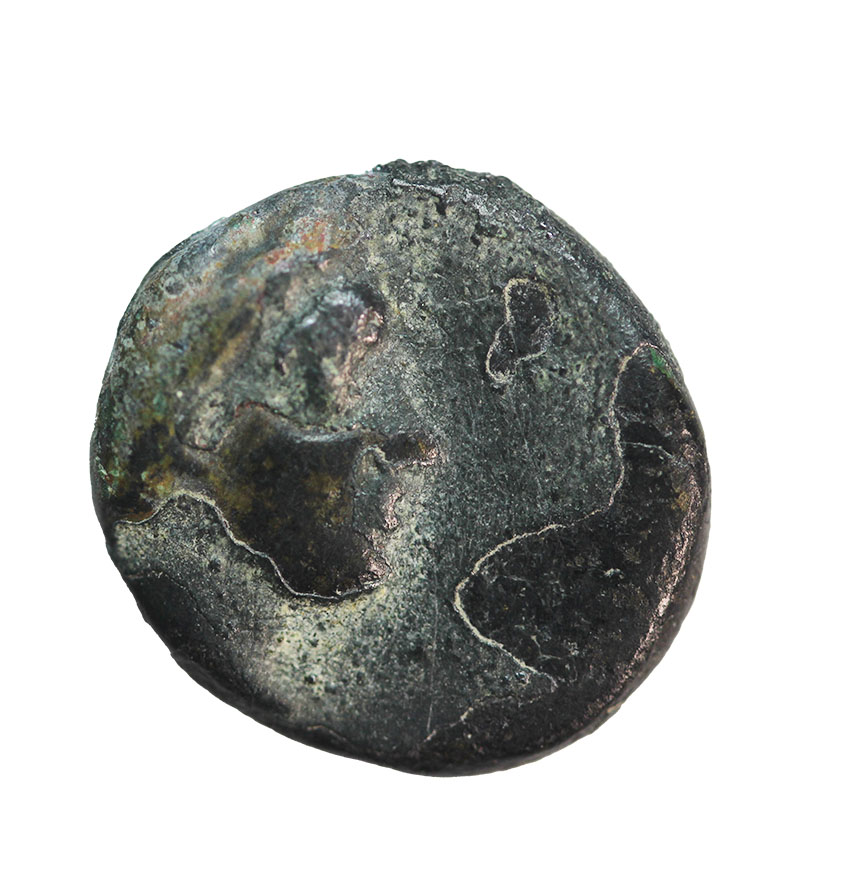  Apollonia Pontika,Thrace , 400 -300 BC ,AE Dichalkon 13 mm, 2,00 g   