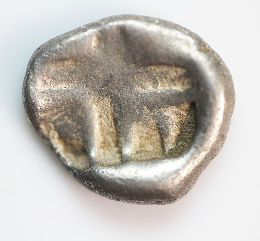  Parion,Mysia , ca.480 BC ,AR Terobol, 2,72 g   