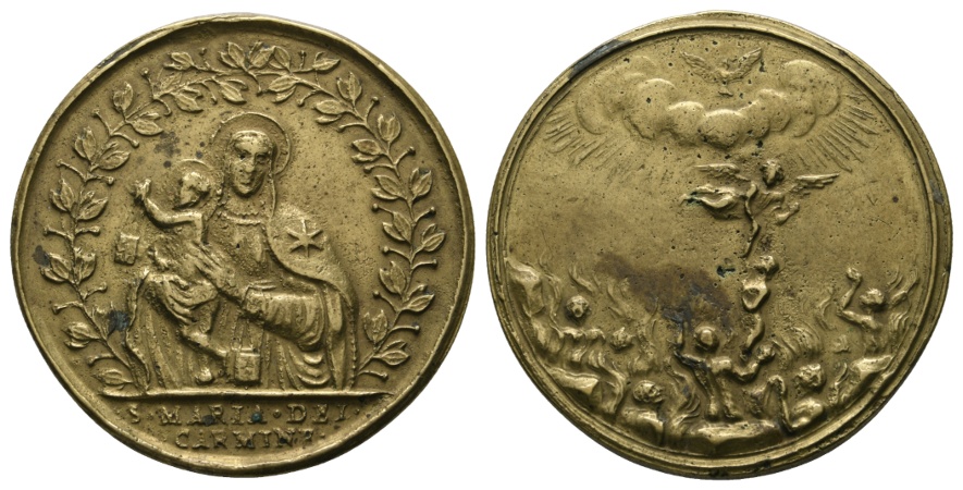  Medaille o.J.; vergoldet, 27,43 g ; Ø 45 mm   