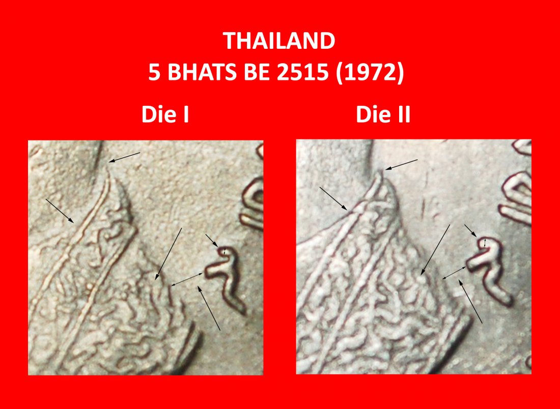  ⰏGARUDA:THAILAND★5 BAHTS 2515/1972 UNCOMMON★RAMA IX 1946-2016 2 DISCOVERY COIN★LOW START★NO RESERVE!   
