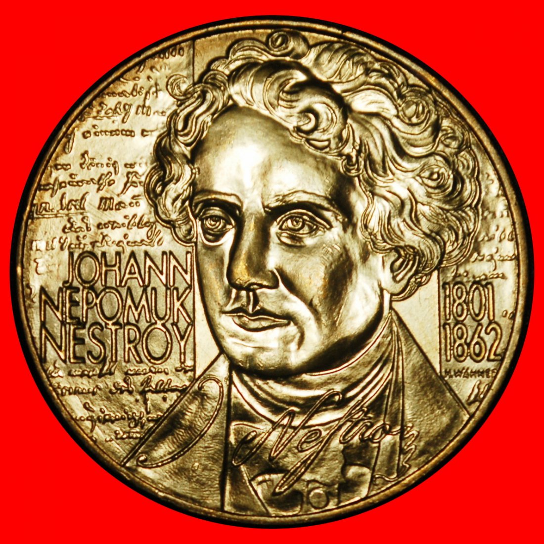  Ⰿ BOHEMIA 1801-1862: AUSTRIA ★ 20 SHILLINGS 2001 UNC! ★LOW START★NO RESERVE!   