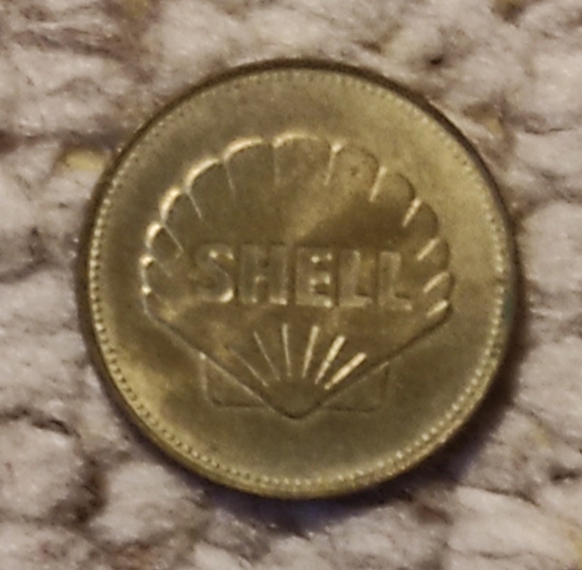  Shell-Münze Serie Fligzeuge, Charles Lindbergh 1927   