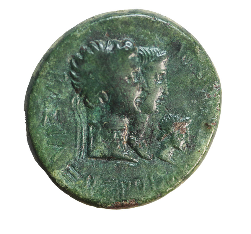  Augustus,Livia and the Rhoemetalkes family 11 BC-12AD,AE 26 mm, 12,20 g ,   