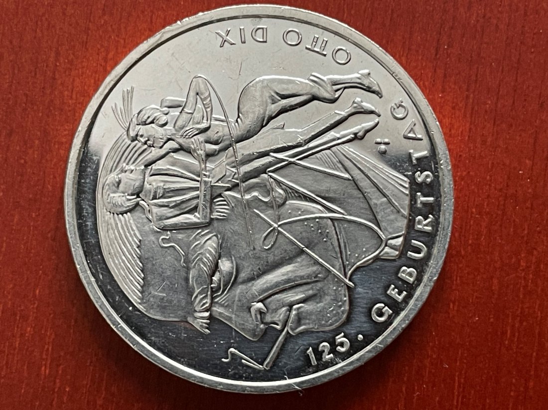  Deutschland Euro 20 Silbermünze 925er 2016 Otto Dix   
